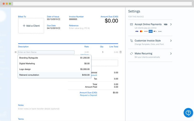 Free Invoice Templates Customize And Send In Under 90 Seconds Free Invoice Templates Customize And Send In Under 90 Seconds